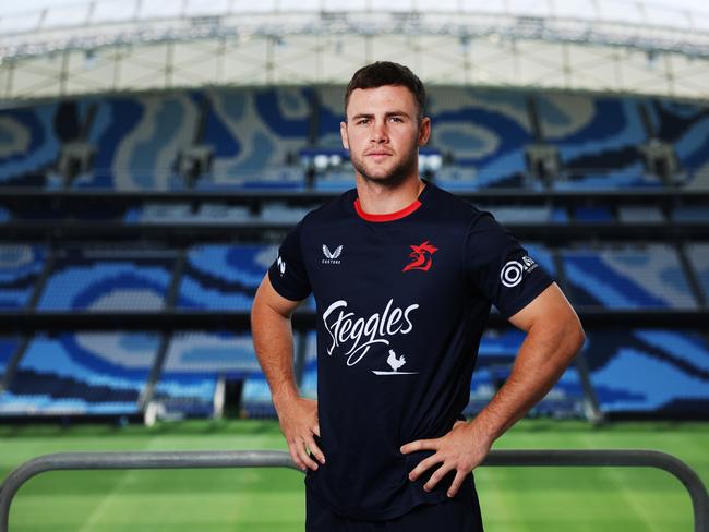 Embargoed for The Daily telegraph. Sandon Smith Sydney Roosters players ahead of Penrith qualifying final on Friday. Picture: Rohan Kelly