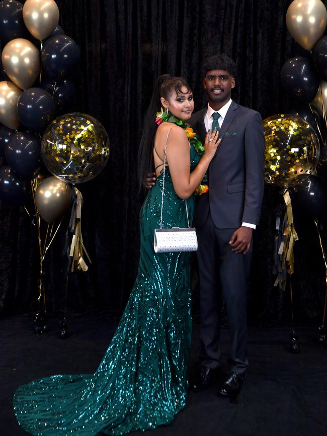 SCHOOL FORMAL 2022 - CALVARY CHRISTIAN COLLEGE. Jaylee Linden and Kody Rogers (not graduating student). Picture: Evan Morgan