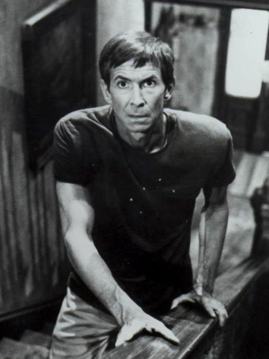 Anthony Perkins in a scene from Psycho II.