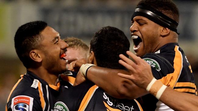 It’s all smiles in Canberra after the Brumbies’ demolition of the Chiefs.