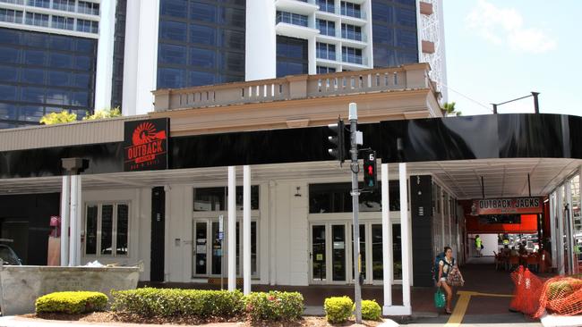 Outback Jacks in the Cairns CBD rebranded in 2019 and closed in 2021. Picture: Peter Carruthers