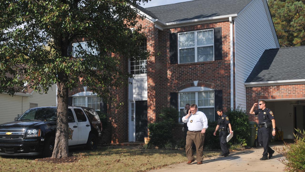 Authorities found Ms Brown ‘chained up like a dog’ in a metal container in 2016. Picture: John Byrum/The Spartanburg Herald-Journal via AP