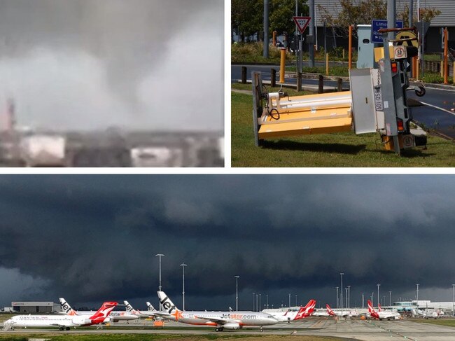 Artwork for wild weather at airport