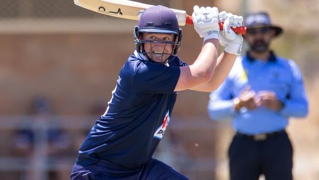 Geelong batsman Angus Boyd. Picture: Marcel Berens Sports Media.