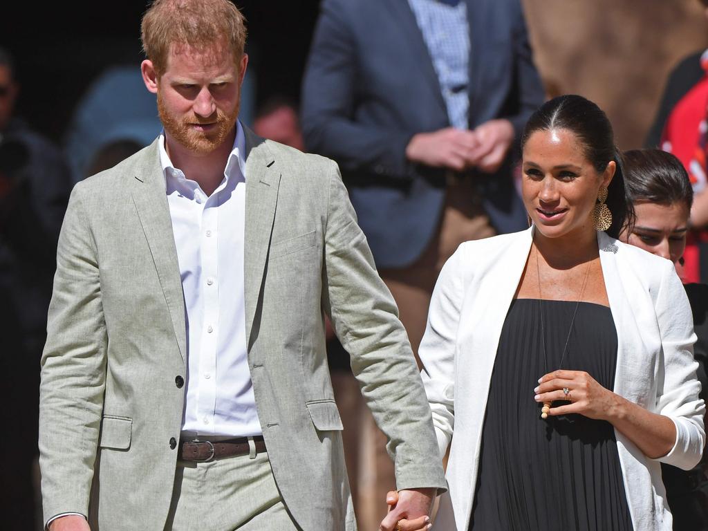 Meghan and Harry’s first baby is due any day now. Picture: FADEL SENNA / AFP