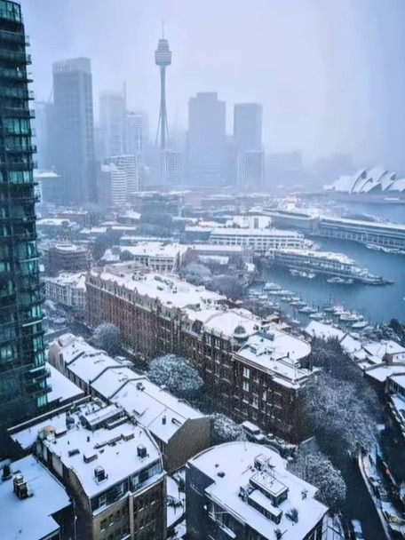 Snow blanketing Sydney - it’s unlikely, but what a sight. Picture: Unwritten Stories / Instagram