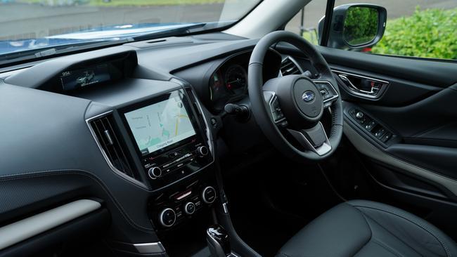 While it still has a CD player, the Subaru Forester comes with smartphone mirroring apps Apple CarPlay and Android Auto.