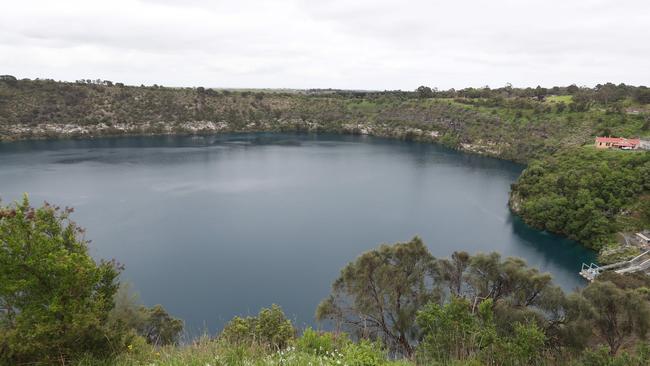 Mt Gambier trip.The Blue Lake ,Mt Gambier.12th October 2020. Pic Tait Schmaal.