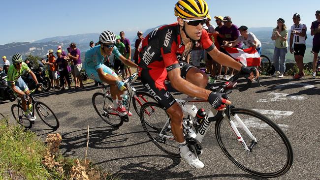 Richie Porte of Australia in the peloton during the 2016 Tour De France. Picture: Getty Images