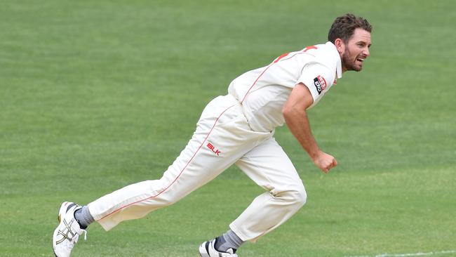 Chadd Sayers on day three. Picture: AAP Image/David Mariuz.