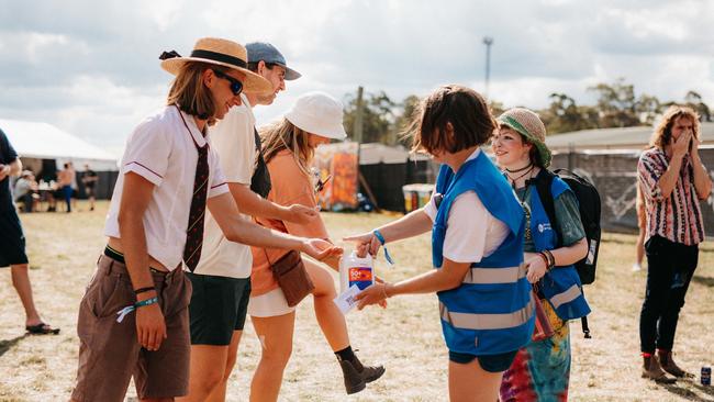 Party in the Paddock, Saturday 11 Feb 2023. Picture Claudia Ciapocha