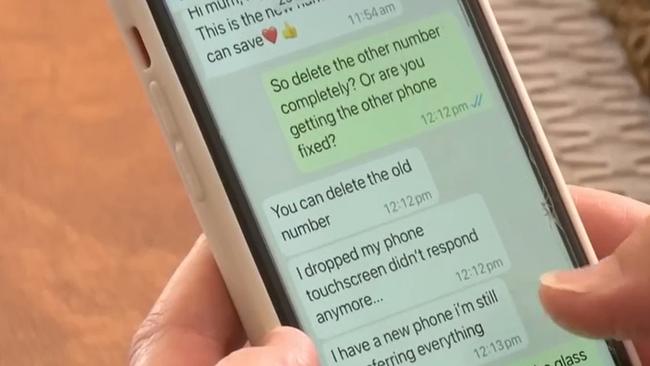 Countless Australians have fallen victim to the insidious Hi Mum scam. Picture: 7 News