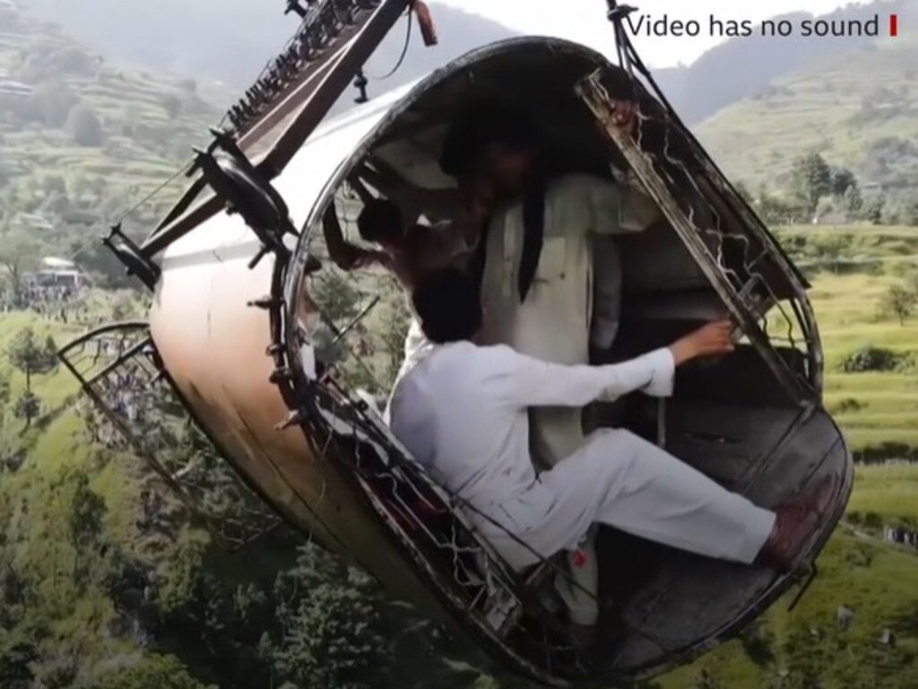 It took 12 hours for the passengers – six children and two adults – to be rescued.