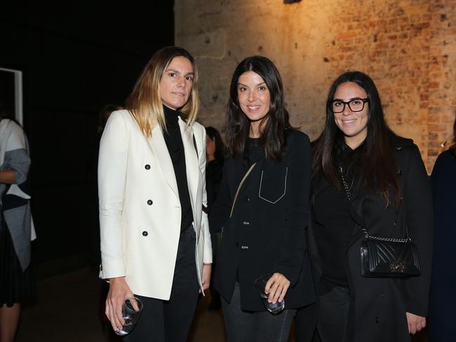 Lill Jenner, Rachel Wayman and Dannielle Cartisano, at the Schaffhausen Ladies Luncheon at Beta Bar in Sydney. Picture: Tim Hunter