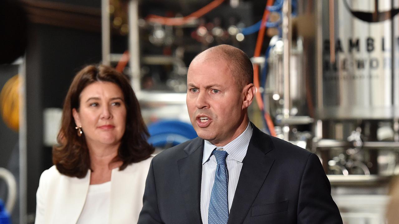 Federal Treasurer Josh Frydenberg says the government’s cost-of-living measures would help should interest rates rise four times this year. Picture: NCA NewsWire / Nicki Connolly