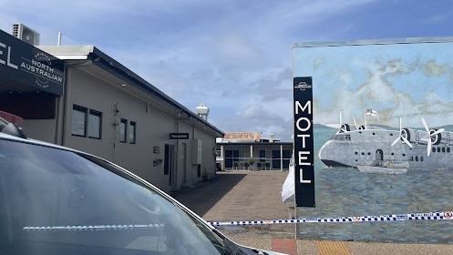 The North Australian Motel, Bowen, where a fatal police shooting occurred. Picture: Estelle Sanchez.