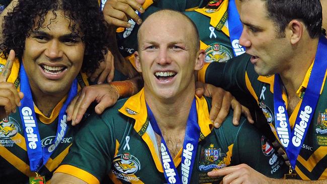 Lockyer played a record 59 matches for the Kangaroos.