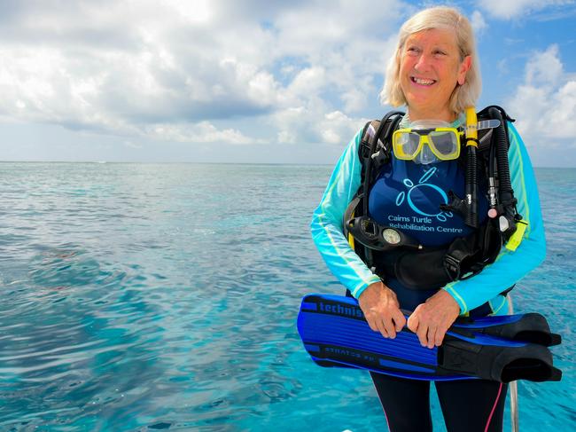 Cairns Turtle Rehabilitation Centre founder Jennie Gilbert. Picture: Supplied.