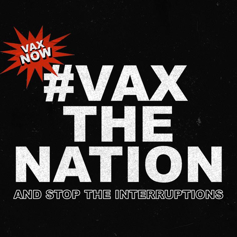 The original since-deleted #Vaxthenation message shared to Guy’s account without his knowledge.