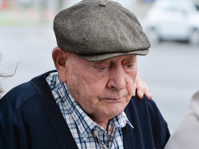 ADELAIDE, AUSTRALIA - NewsWire Photos APRIL 3, 2024: Element Dobak leaves the Adelaide Magistrates Court where he has been charged with causing the death of an 85 year old woman by dangerous driving. Picture: NCA NewsWire / Brenton Edwards