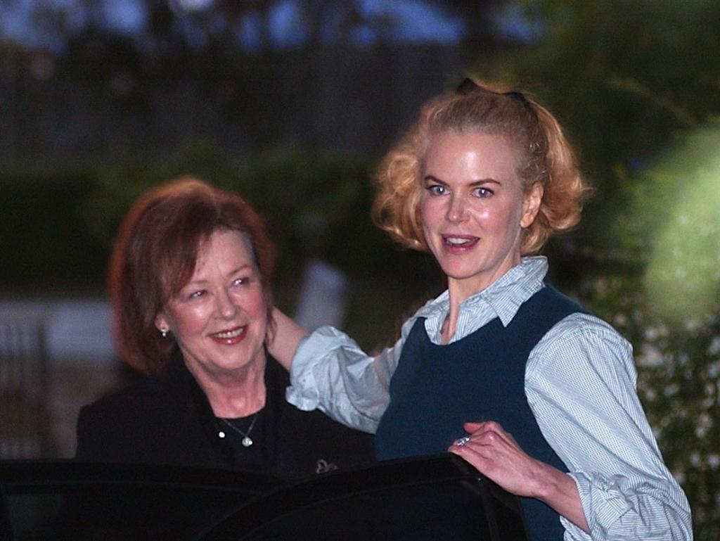 Nicole Kidman with her mother Janelle the night before her wedding to Keith Urban in 2006.