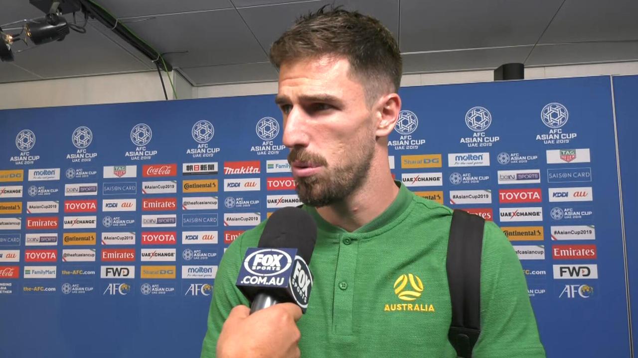 Milos Degenek delivered a raw post-game interview after his error saw the Socceroos knocked out of the Asian Cup