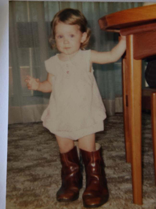 Rachelle Childs as a young toddler, whose life was taken too soon.