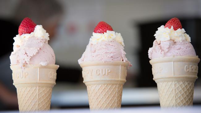 STRAWBERRY SUNDAES: Get a taste of the Ekka.