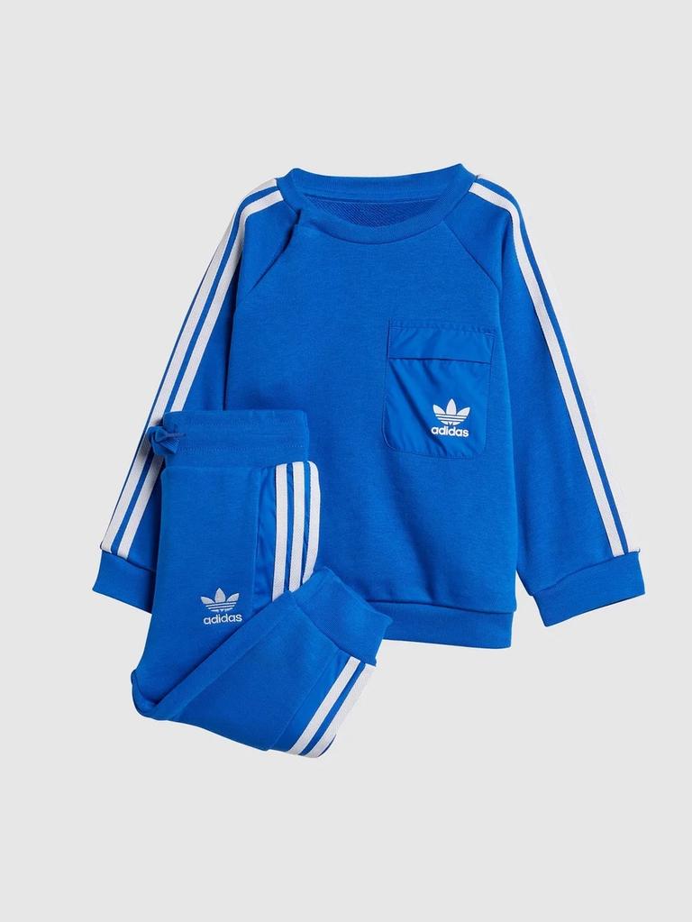 adidas Originals Crew Sweater and Joggers Set. Picture: THE ICONIC.