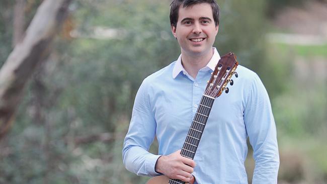 Musician Michael MacManus of Melbourne Guitar Festival. Picture: