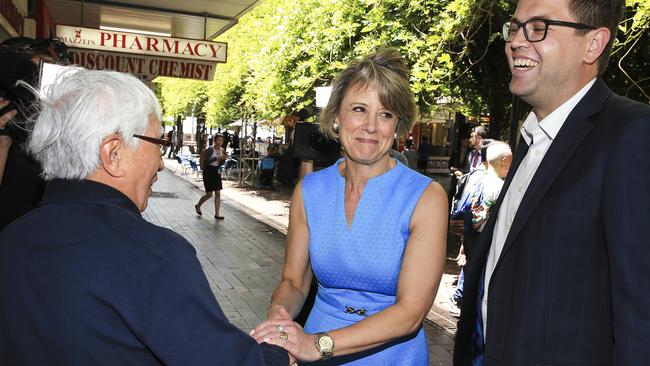 Ms Keneally visits Eastwood Mall in Sydney. Picture: Dylan Robinson