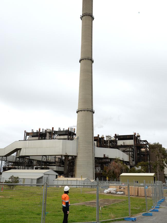 The Torrens Island power station. Picture: Campbell Brodie