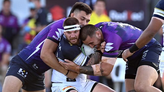 The Cowboys could look to offload Maroons enforcer Josh McGuire. Picture: Getty Images.