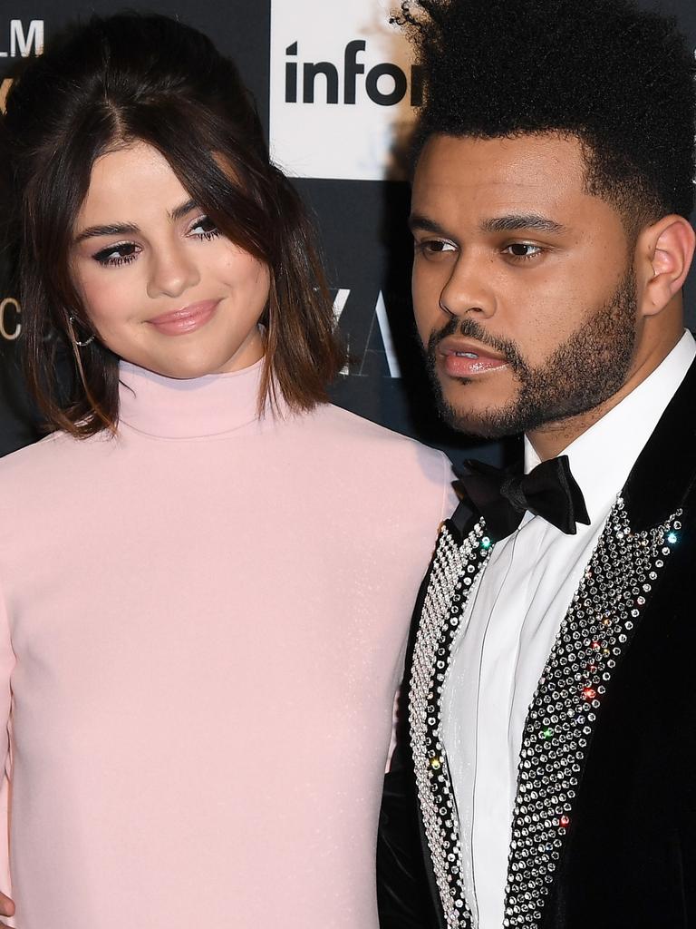 The Weeknd and Selena Gomez dated in 2017. Picture: Angela Weiss/AFP