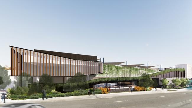 Artist impression of the proposed Forestway Shopping Centre which is set to get a $114m revamp if plans are approved. Picture: Northern Beaches Council website