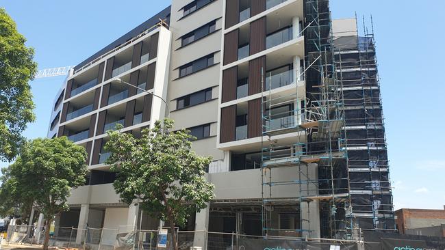 The new Astina Suites in downtown Penrith. The hotel is expected to open in March.
