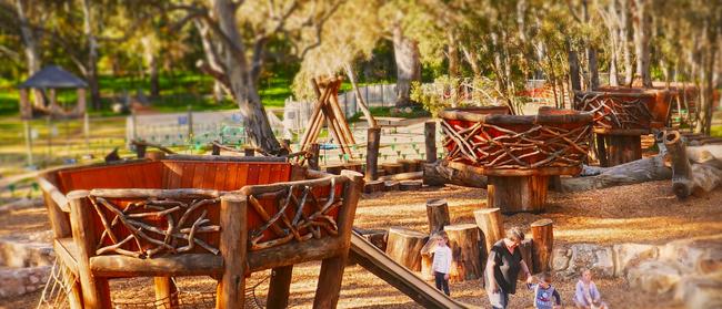 Mukanthi Nature Playspace at Morialta. Picture: Peter Semple Landscape Architects (PSLA)