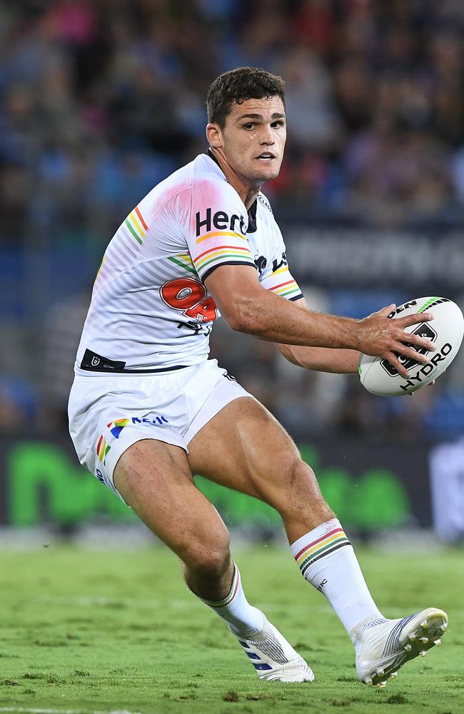 Nathan Cleary had a strong game for the Panthers. (AAP Image/Dave Hunt)