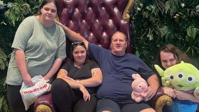Russell Allison and his family. Picture: Supplied.