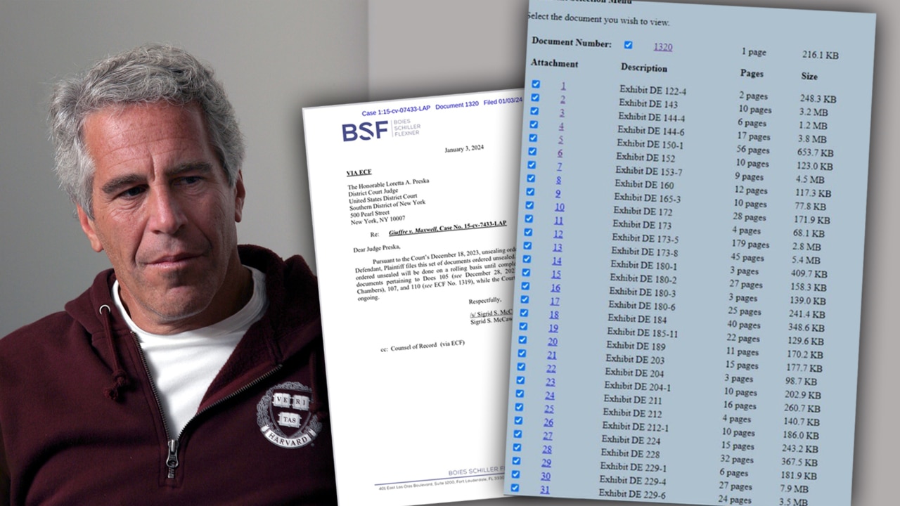 Unsealed Jeffrey Epstein documents explained — Australia