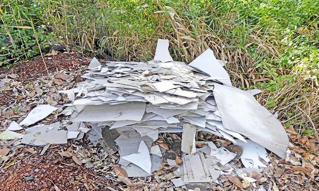 Lismore City Council has urged residents to help hold those illegally dumping asbestos to account. Picture: Lismore City Council