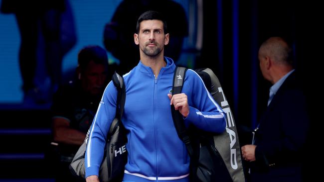 Novak Djokovic is the defending Australian Open champion. Picture: Julian Finney/Getty Images