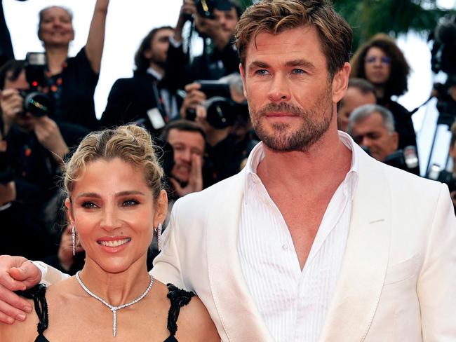 Hemsworth is married to Spanish model and actress Elsa Pataky. Picture: Valery HACHE/AFP