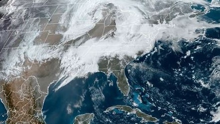 A deep low pressure system centred in Minnesota/Wisconsin. Picture: X@NWS