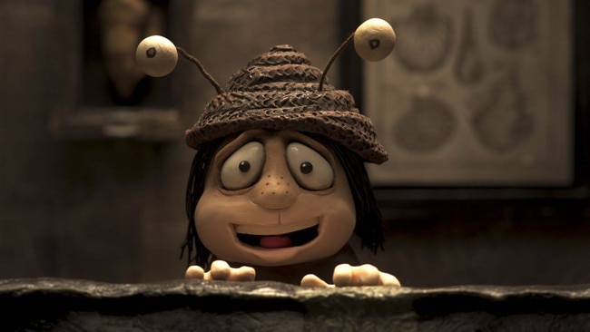 Grace Pudel, voiced by Sarah Snook, in a scene from Memoir of a Snail.