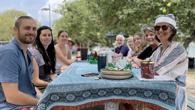 The Venables and Wall families. Photo: Asa Andersen.