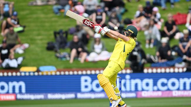 Ash Gardner smashed 48 off just 18 balls against, New Zealand. (Photo by Mark Tantrum/Getty Images)