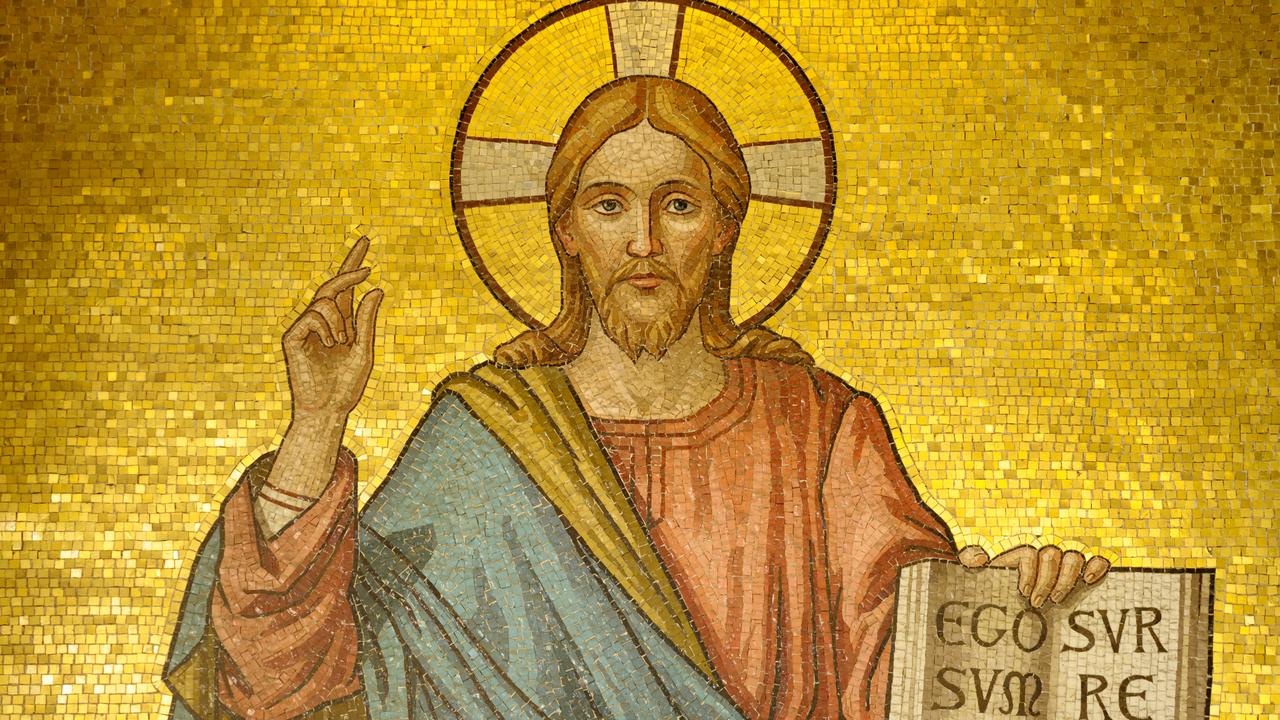 An image of Jesus Christ made from tiles. Picture: iStock