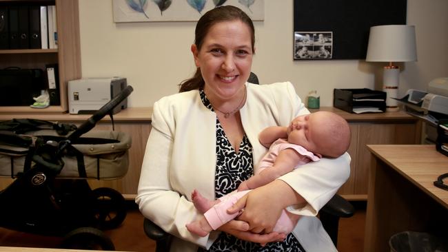 Holsworthy MP Melanie Gibbons has had two daughters in this term of parliament. Picture: Toby Zerna