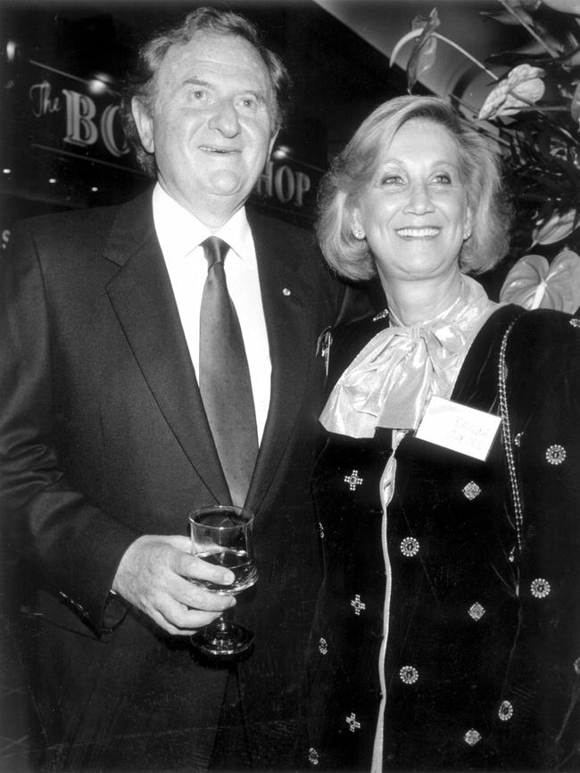 John Gandel and wife Pauline at the opening of the New Chadstone shopping centre in 1996.